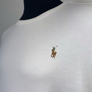 Ralph Lauren Men's White Long Sleeve Tee (Big & Tall)